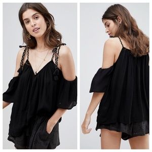 ASOS River Island Cold Shoulder Top